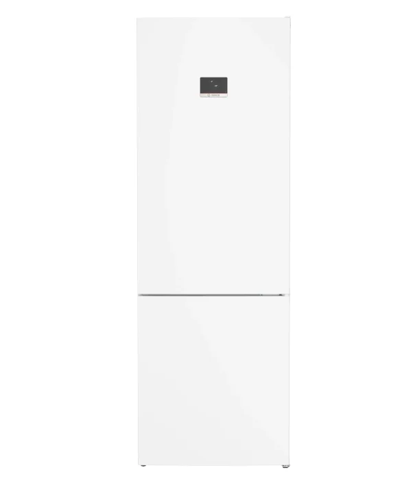 Bosch KGN497WDF, SER4, FS fridge-freezer NoFrost, D, 203/70/67cm, 440l(311+127), 35dB(B), IC, VitaFresh XXL, 0° drawer, Glossy Backwall with Multi Airflow, 2 cooling systems, Intelligent Inverter Technology, White, display