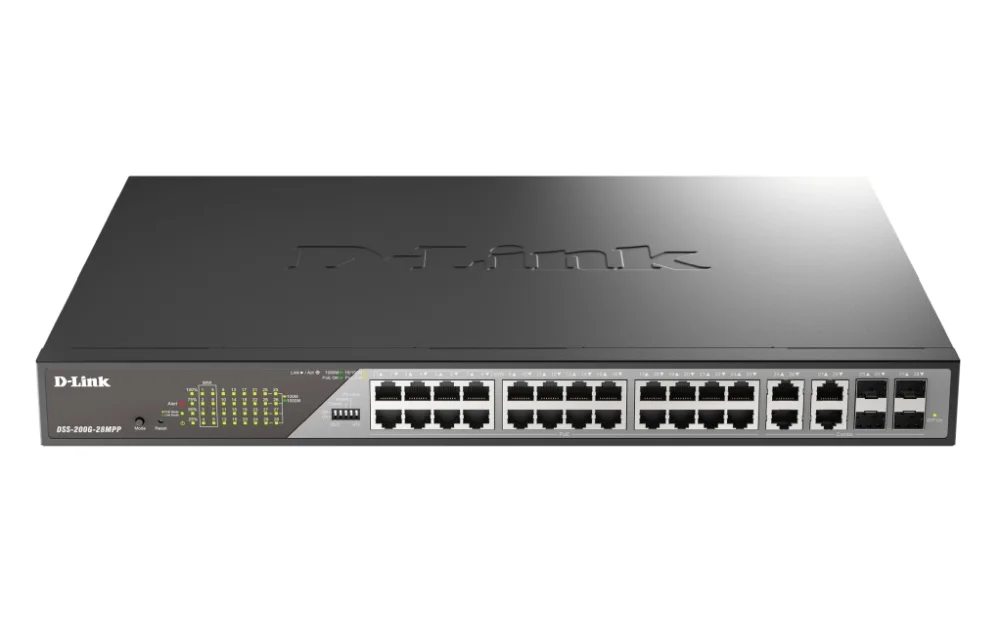 D-Link 28-Port Gigabit Ethernet PoE++ Surveillance Switches