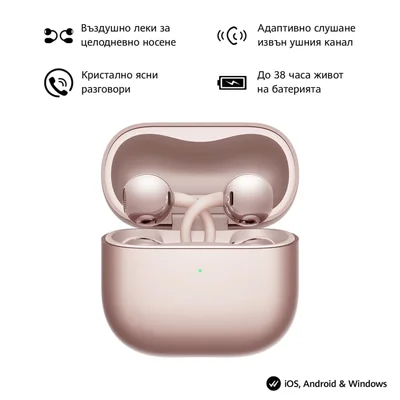 Слушалки Huawei FreeClip 2 Robin-T10 Rose Gold