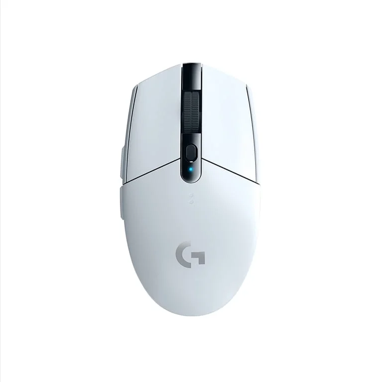 Геймърска мишка Logitech G305 Wireless HERO 12000 DPI, 6 програмируеми бутона, Lightspeed, бяла