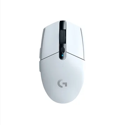 Геймърска мишка Logitech G305 Wireless HERO 12000 DPI, 6 програмируеми бутона, Lightspeed, бяла