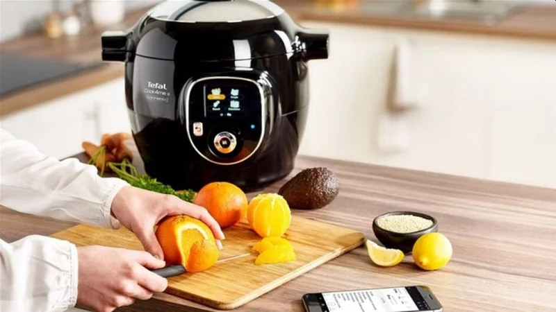 Мултикукър Tefal Cook4me Connect CY855830, 6L, 150 български рецепти, черен