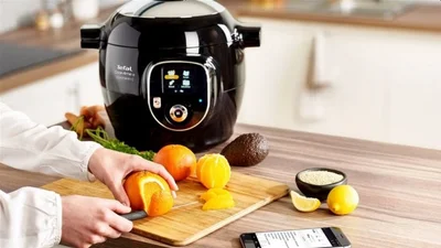 Мултикукър Tefal Cook4me Connect CY855830, 6L, 150 български рецепти, черен