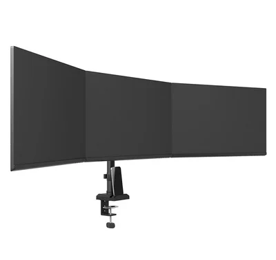 Стойка за монитор Neomounts Nero, тройна, за екрани 10"-27", черна