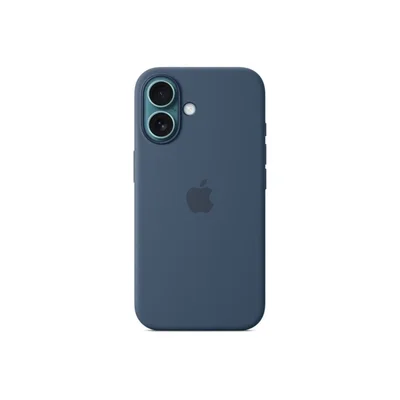 Калъф Apple Silicone с MagSafe за iPhone 16 Plus, Denim