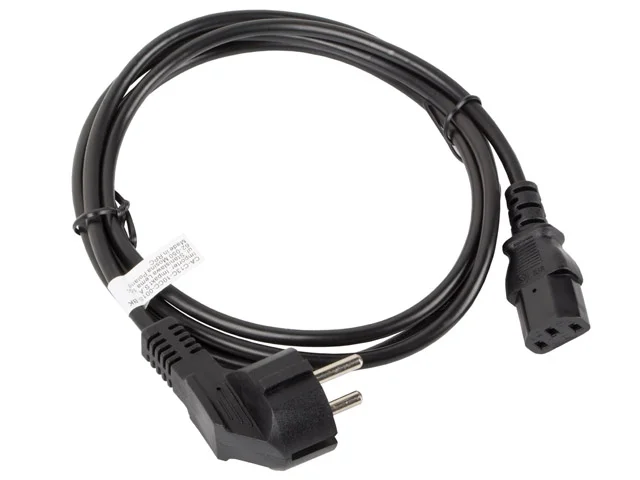 Захранващ кабел Lanberg CEE 7/7 към IEC 320 C13 1.8м, черен