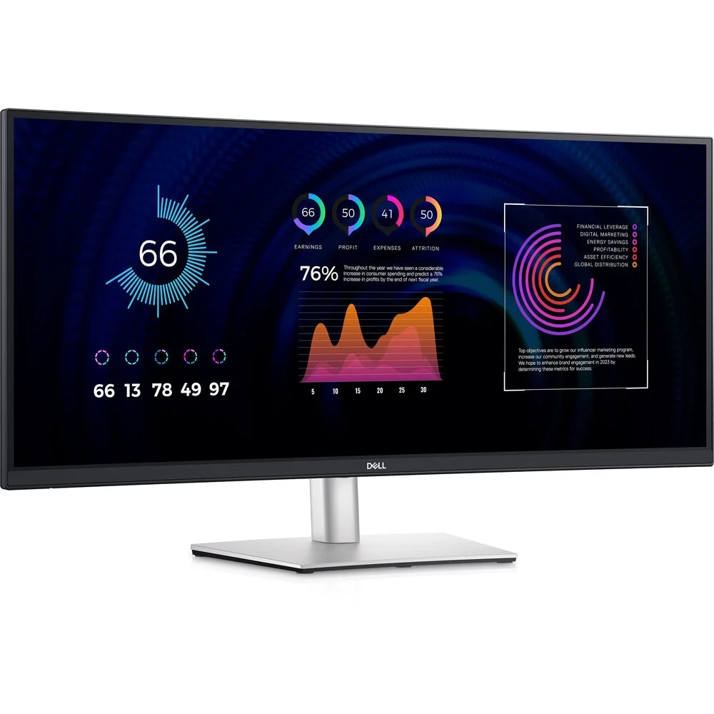 Монитор Dell – P3424WE, 34", Curved, WQHD, IPS