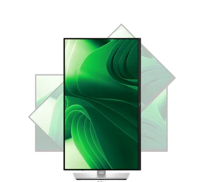 Монитор Dell P2425D 23.8" WQHD IPS, 100Hz, 5ms, USB-C, HDMI, DisplayPort, регулируема стойка, Black/Silver