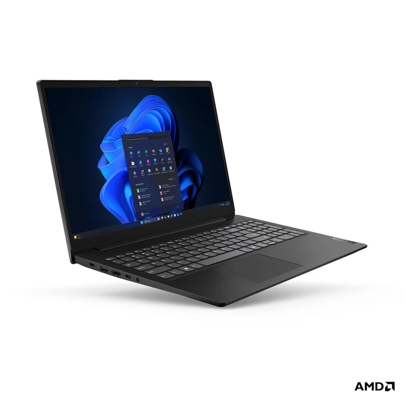 Лаптоп Lenovo V15 G6 – AMD Ryzen 5 40, 16GB RAM, 512GB SSD, 15.6" FHD, AMD Radeon 610M, черен