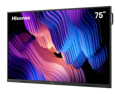 Hisense IDB 75 4K",  400 nit, 5000:1, 6.5ms, 60Hz, w/o camera, Tempered glass, anti-glare, Android 14, Google Integration, OPS slot, 40 touch points, Dolby Atmos, wall mount bracket, VESA 800x400