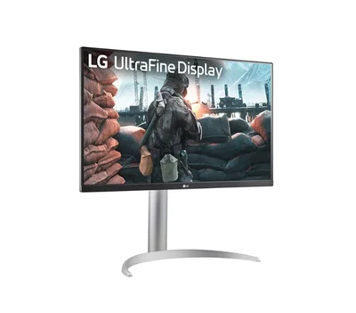 LG 27UP650K-W, 27" UHD 4K IPS AG, DCI-P3 95%, UltraFine, 5ms, 1200:1, Mega DFC, 400 cd/m2, 3840x2160, HDR 10, VESA Display HDR 400, HDMI, DisplayPort, Headphone out, Height Adjustable,Pivot Tilt, Reader Mode