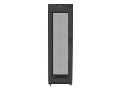Lanberg rack cabinet 19" free-standing 42U/600x1000 (flat pack) with mesh door lcd black v2