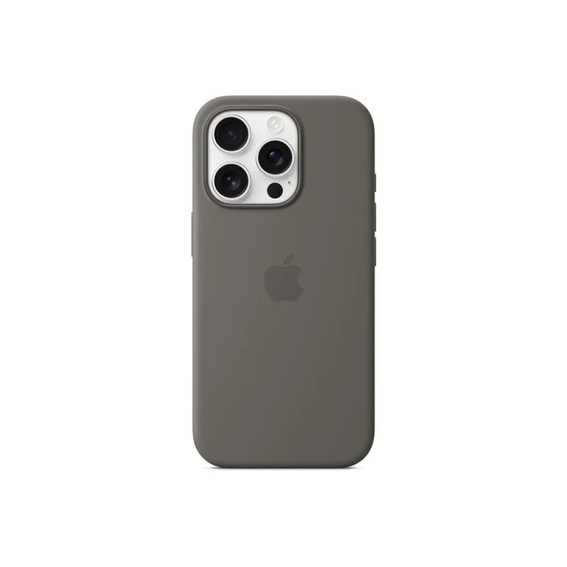 Apple iPhone 16 Pro Silicone Case with MagSafe - Stone Gray