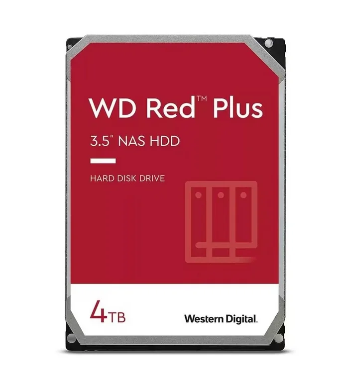 Western Digital Red 4TB Plus ( 3.5", 512MB, 5400 RPM, SATA 6Gb/s )