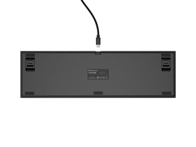 Гейминг клавиатура Genesis Thor 404 Black RGB Gateron Yellow Pro, US Layout