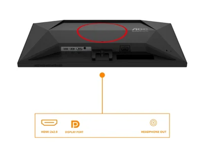Монитор AOC 24G4ZRE 23.8" Fast IPS, Full HD, 260Hz, HDR10, геймърски
