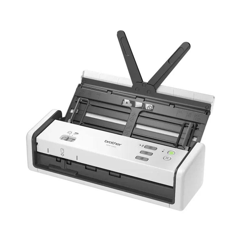 Скенер за документи Brother ADS-1300 портативен, 30 ppm, автоматично двустранно сканиране, USB 2.0/USB-C