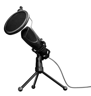 Микрофон TRUST GXT 232 Mantis, кондензаторен, USB, omnidirectional, черен