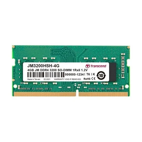 RAM памет Transcend JM DDR4 4GB 3200MHz SODIMM CL22