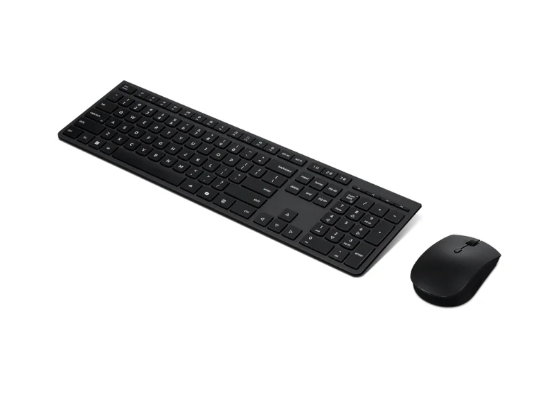 Комплект безжична клавиатура и мишка Lenovo – 4X31R64320, презареждаеми, Bluetooth, българска подредба, сиви