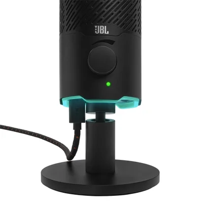 JBL QUANTUM Stream - Dual pattern premium USB microphone for streaming, recording and gaming