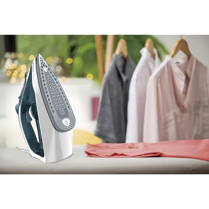 Ютия Tefal FV2839E0 Express Steam, 2400W, 185 g/min, керамична плоча, синьо-бяла