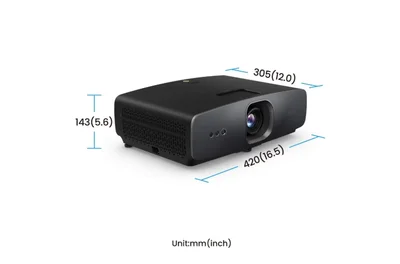BenQ W2720i Home Cinema Projector, 4K UHD (3840?2160), 2500 ANSI lumens, 1.3x, 1.0~1.3 Throw Ratio, Auto Vertical Keystone, AI Cinema, CinematicColor, Lamp Life up to 30,000hrs, HDMIx3, USBx2, RS232, 2x5W Speaker, Dolby Atmos, Chromecast, 6.4kg, Black