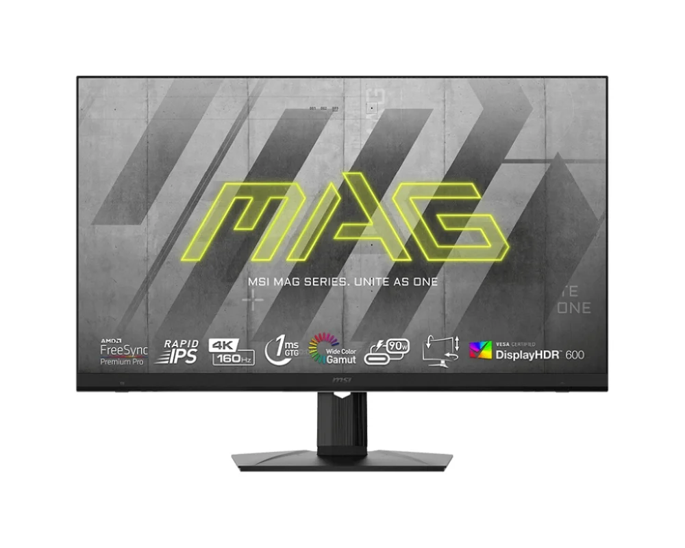 MSI MAG 323UPF, 32", 160Hz, 1ms, 3840x2160 UHD, Rapid IPS, Flat, FreeSync Premium Pro, VESA DisplayHDR 600, KVM, Tilt, HEIGHT ADJ., 2 HDMI, DP, USB Type-C with DP and PD 90W,PIP and PBP, VESA 100, 9S6-3DC79T-001+TRUST GXT 404R Rana Gaming Headset
