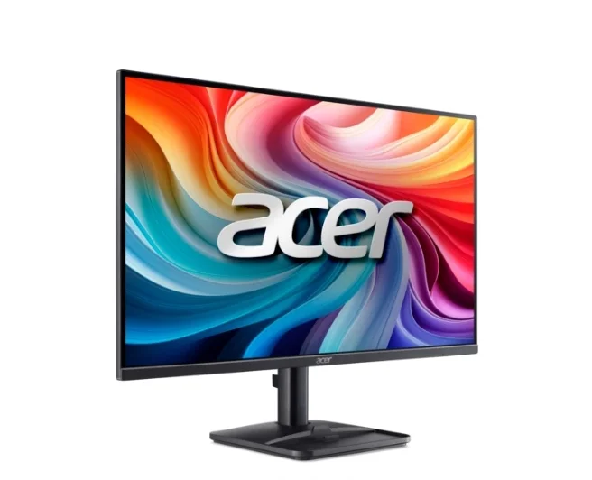 Acer EK271P0bi, 27'' FHD (1920x1080), VA, 144Hz, 100M:1, 250 nits, 4ms (GTG)/1ms(VRB), 99% sRGB, HDMI 1.4, VGA, FreeSync, BlueLightShield, ZeroFrame, Tilt, VESA, Energy Class D, Black, 2Y