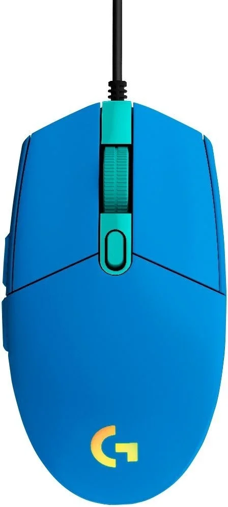 Геймърска мишка Logitech G102 LIGHTSYNC, 8000 dpi, 6 бутона, син
