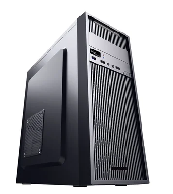 Кутия за компютър POWERCASE 173-G04 Middle Tower с включено захранване 500W