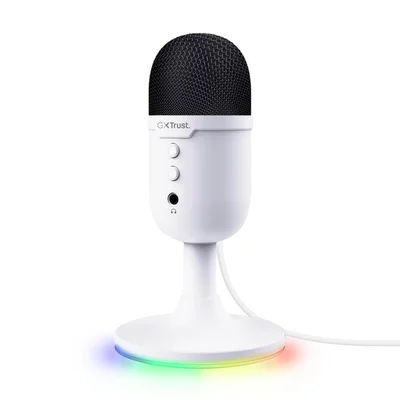 Микрофон TRUST GXT234W Yunix USB, бял