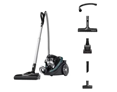 Rowenta RO7961EA Silence Force Cyclonic Effitech, Green, 500W, 2L, 59dB, parquet, upholstery, mini turbo