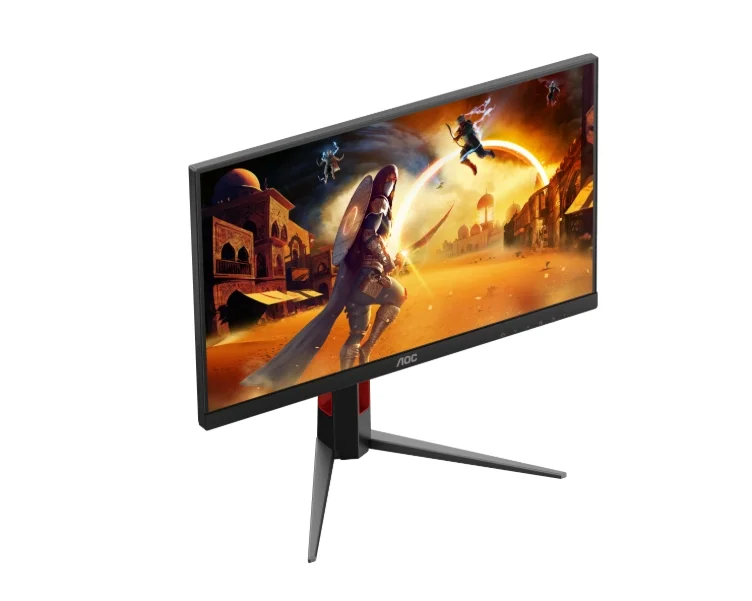 AOC 24G4HA, 23.8" IPS WLED, 1920x1080@200Hz, 1ms GtG, 0.5ms MPRT, 300cd m/2, 1000:1, 80M:1 DCR, Adaptive Sync, FlickerFree, Low Blue Light, 2Wx2, Tilt, Height Adjust, Pivot, Swivel, 2xHDMI, DP