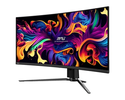 MSI MPG 341CQPX QD-OLED, 34.18", 0.03ms, 240Hz, 3440x1440(UWQHD), 21:9, CURVE 1800R, AR, FreeSync Premium Pro, CLEARMR 13000, HDR True Black 400, 1000 nits, 3000:1, DCR 150M:1, DP(1.4a), 2xHDMI 2.1, TypeC DP w/PD(98W), USB hub, Heigh Adj., Black, 8.8kg