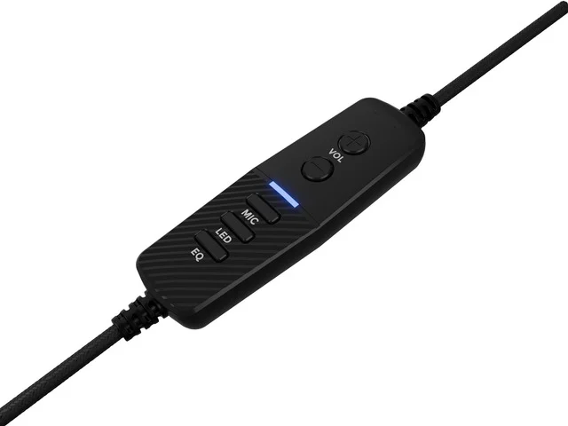 Геймърски слушалки Genesis Neon 764 с микрофон, RGB подсветка, USB, черни