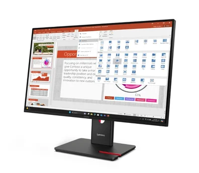 Монитор Lenovo ThinkVision T27-40 27" IPS Full HD 120Hz черен