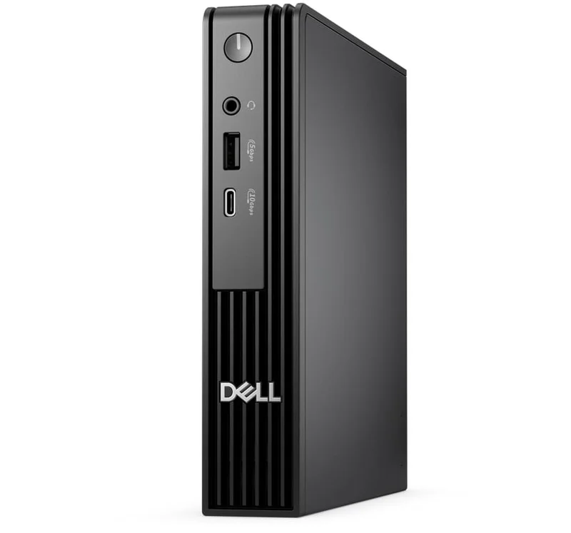 Настолен компютър DELL Pro Micro QCM1250, Intel Core Ultra 5 235T, 16GB DDR5, 512GB SSD, Integrated Graphics, Ubuntu, черен