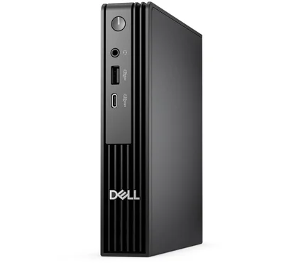 Настолен компютър DELL Pro Micro QCM1250, Intel Core Ultra 5 235T, 16GB DDR5, 512GB SSD, Integrated Graphics, Ubuntu, черен