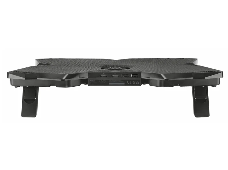 Охлаждаща стойка за лаптоп TRUST GXT 278, 12"-17.3", 4 вентилатора, LED осветление, черен