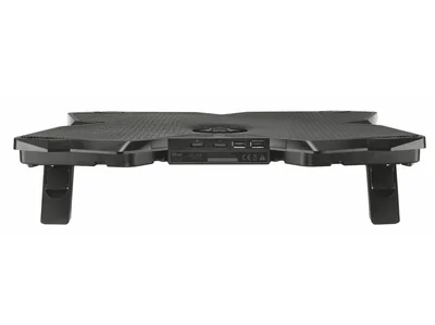 Охлаждаща стойка за лаптоп TRUST GXT 278, 12"-17.3", 4 вентилатора, LED осветление, черен