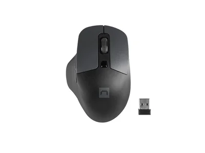 Мишка NATEC Blackbird 2 Silent безжична, 1600 DPI, оптична, за дясна ръка, черна