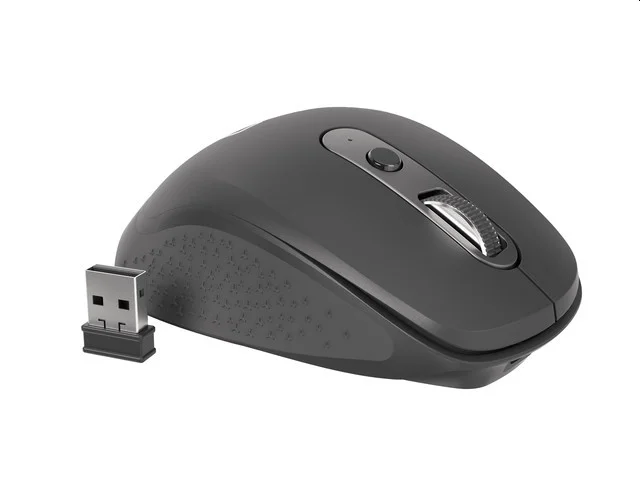 Безжична мишка Natec Falcon 3200 DPI, 2.4GHz + Bluetooth 5.0, оптична, черна