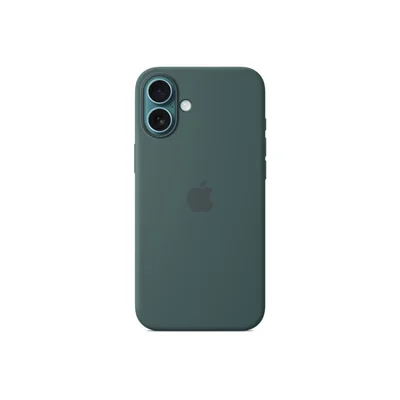Apple iPhone 16 Plus Silicone Case with MagSafe - Lake Green (Seasonal)