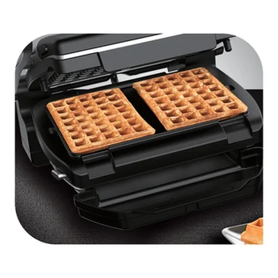 Грил Tefal Optigrill+ GC716D12 с приставка за гофрети
