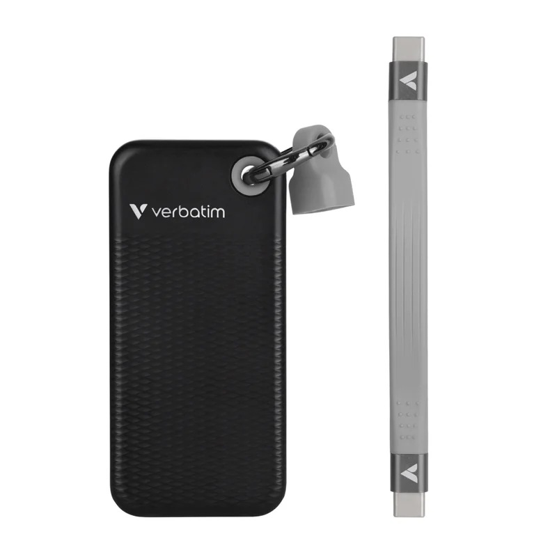 Verbatim Pocket SSD USB 3.2 Gen 2 512GB Black/Grey