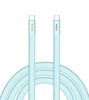 Verbatim Sync & Charge SoftTouch USB-C to C cable 100W 120 cm - Blue