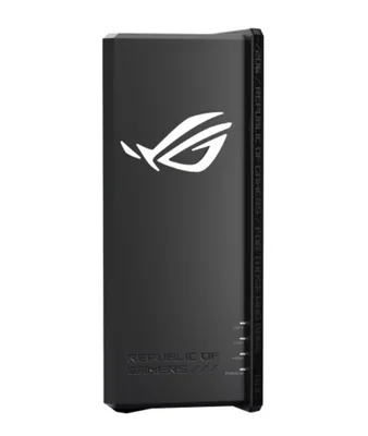 Рутер ASUS ROG Strix GS-BE18000 Tri-Band WiFi 7, 320MHz, 4096-QAM, 2.6GHz Quad-Core CPU, 256MB/2GB Flash/RAM, 8x 2.5G порта, AiProtection Pro, VPN Fusion, AiMesh