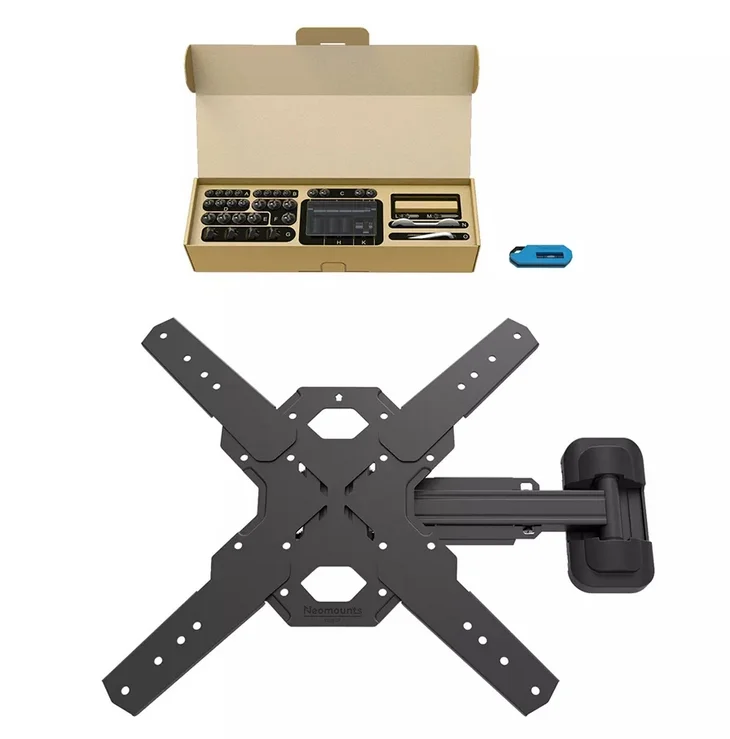 Neomounts Level-850 Wall Mount (full motion, 2 pivots, VESA 400x400)
