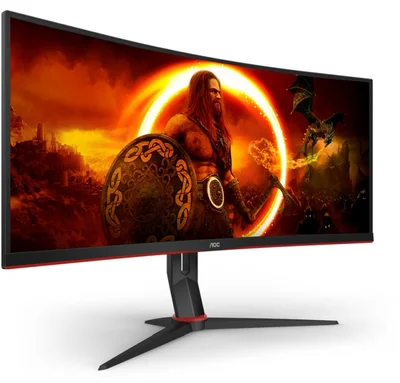 Монитор AOC CU34G2XP/BK 34" извит VA WQHD 180Hz